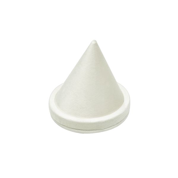 뉴 벨벳 원뿔 팔찌 진열대 아이보리 9x9x9cm