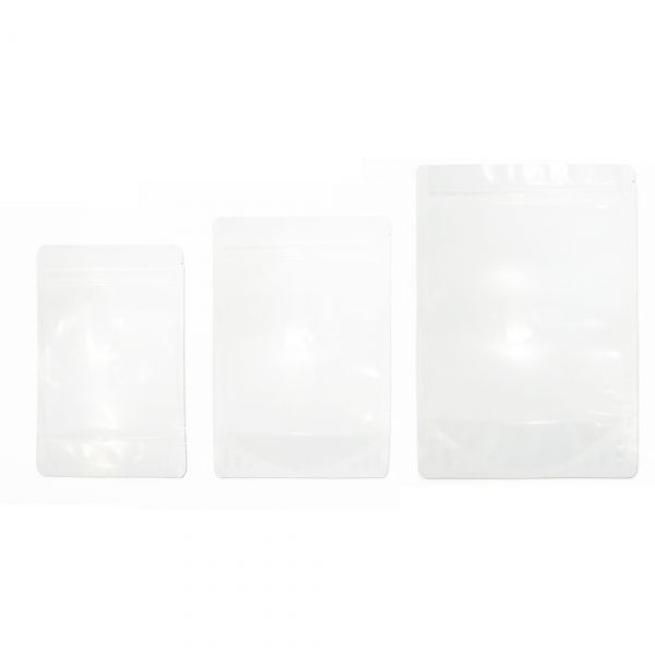 투명 진공 지퍼 스탠드 봉투 10x17x4cm 100장