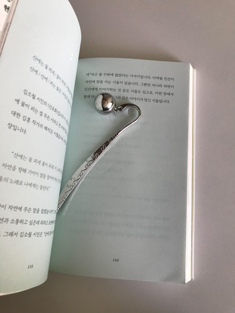 Moon drop bookmark