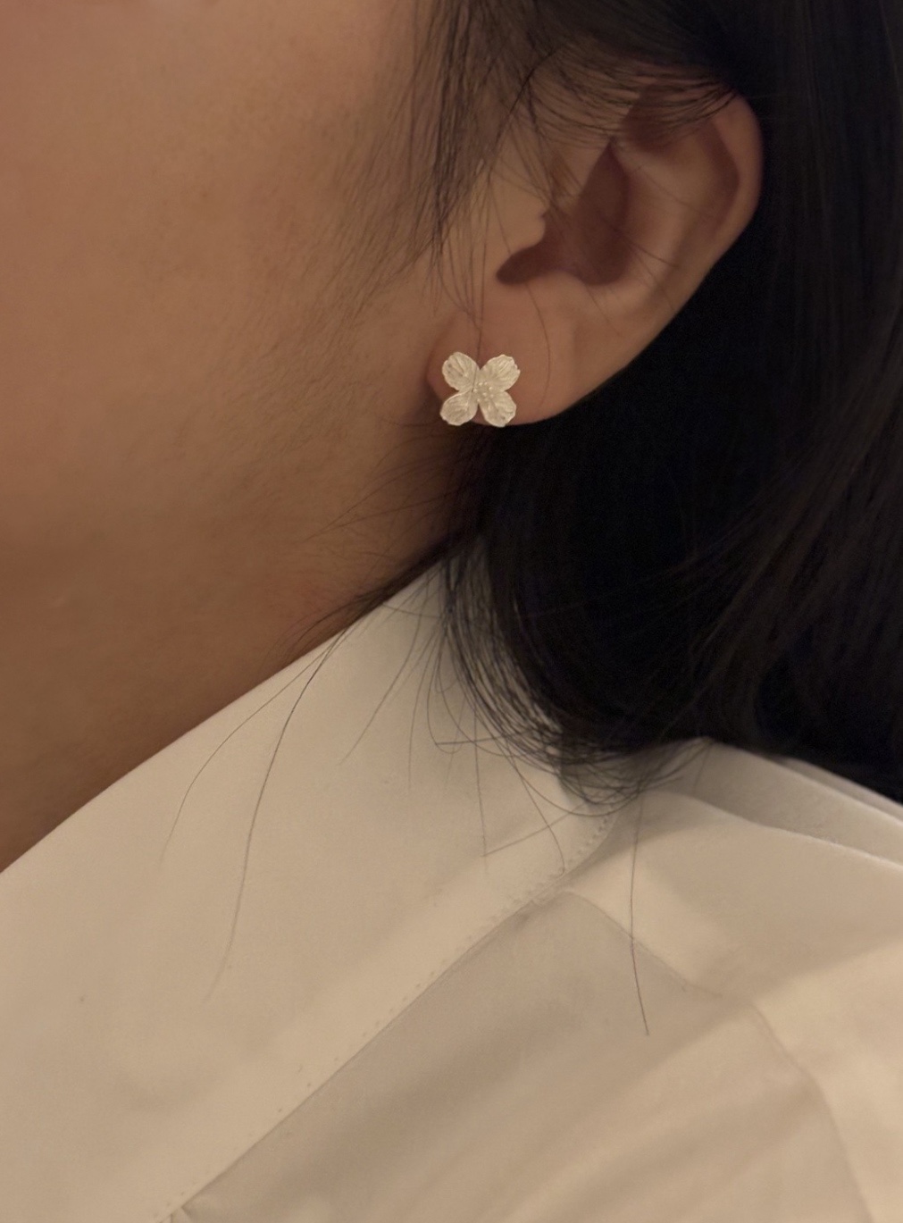 Flower earring 03 • silver925