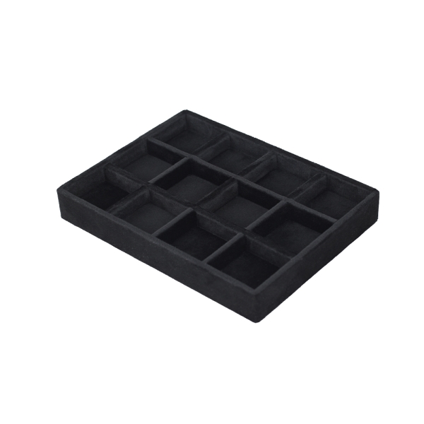 뉴벨벳 나눔 12칸 다용도 진열대 블랙 소 20x15x2.5cm