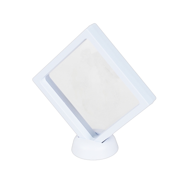 투명 주얼리 디스플레이 케이스 화이트 11x11x2cm 10개 받침포함