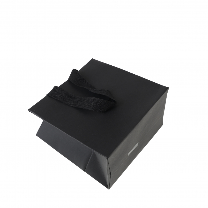 무광 블랙 쇼핑백 16x10x16cm 10장