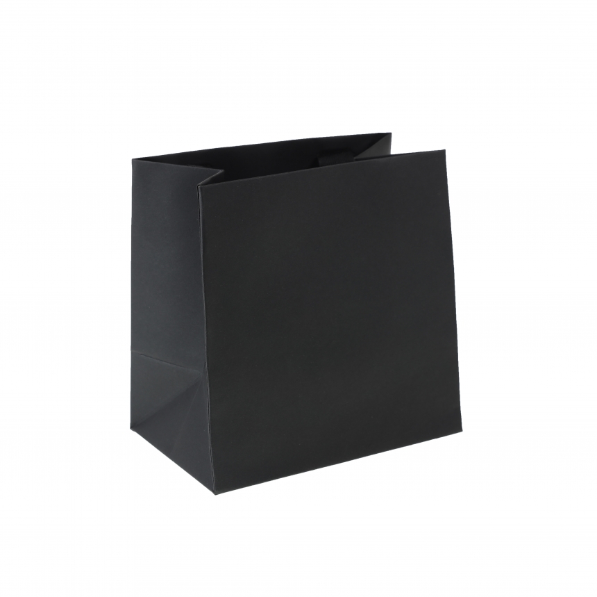 무광 블랙 쇼핑백 16x10x16cm 10장