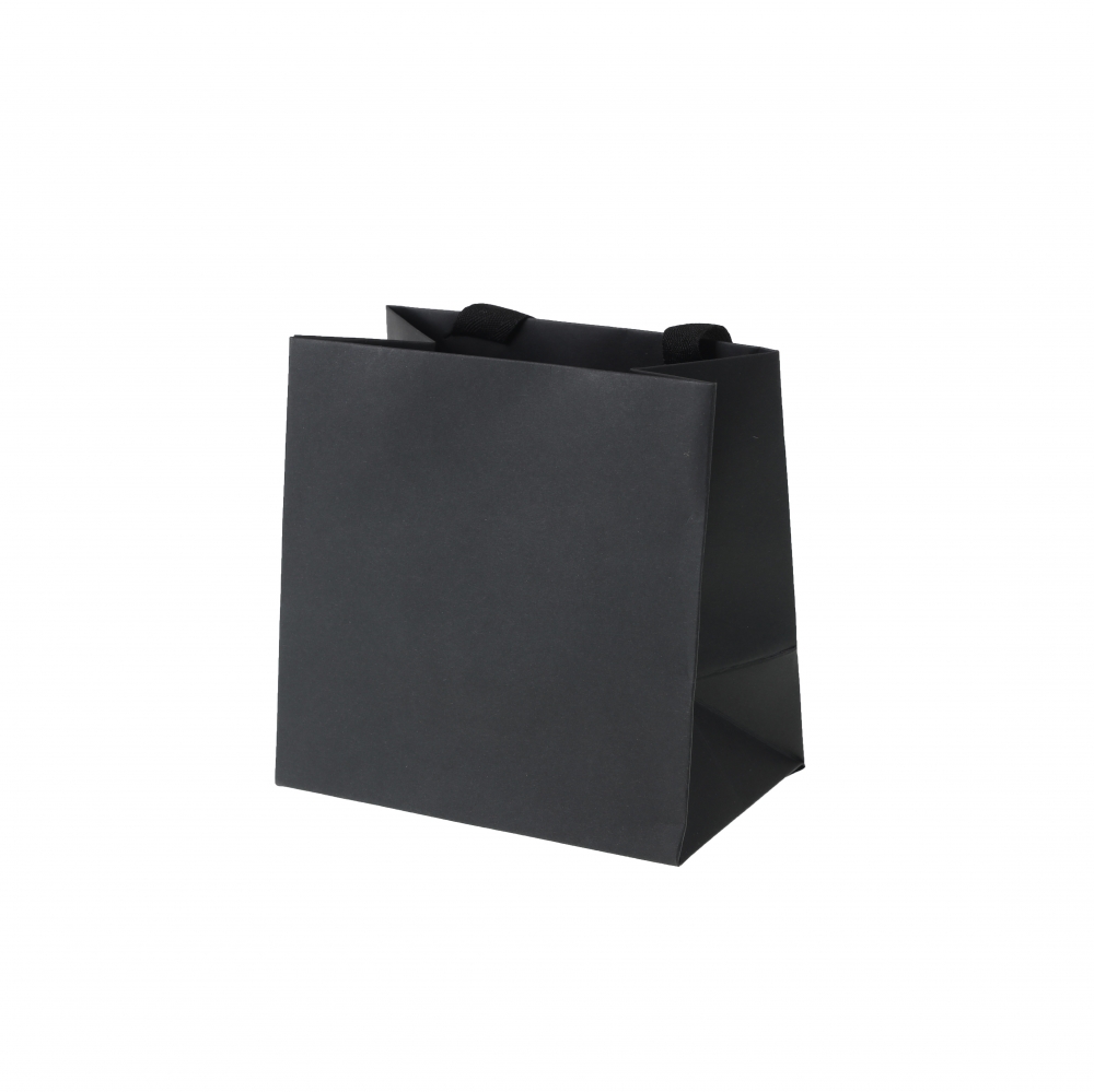 무광 블랙 쇼핑백 16x10x16cm 10장