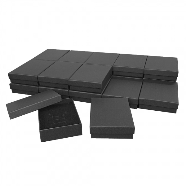 고급 주얼리 세트 케이스 상자 블랙 8.5x11.5x3cm 20개