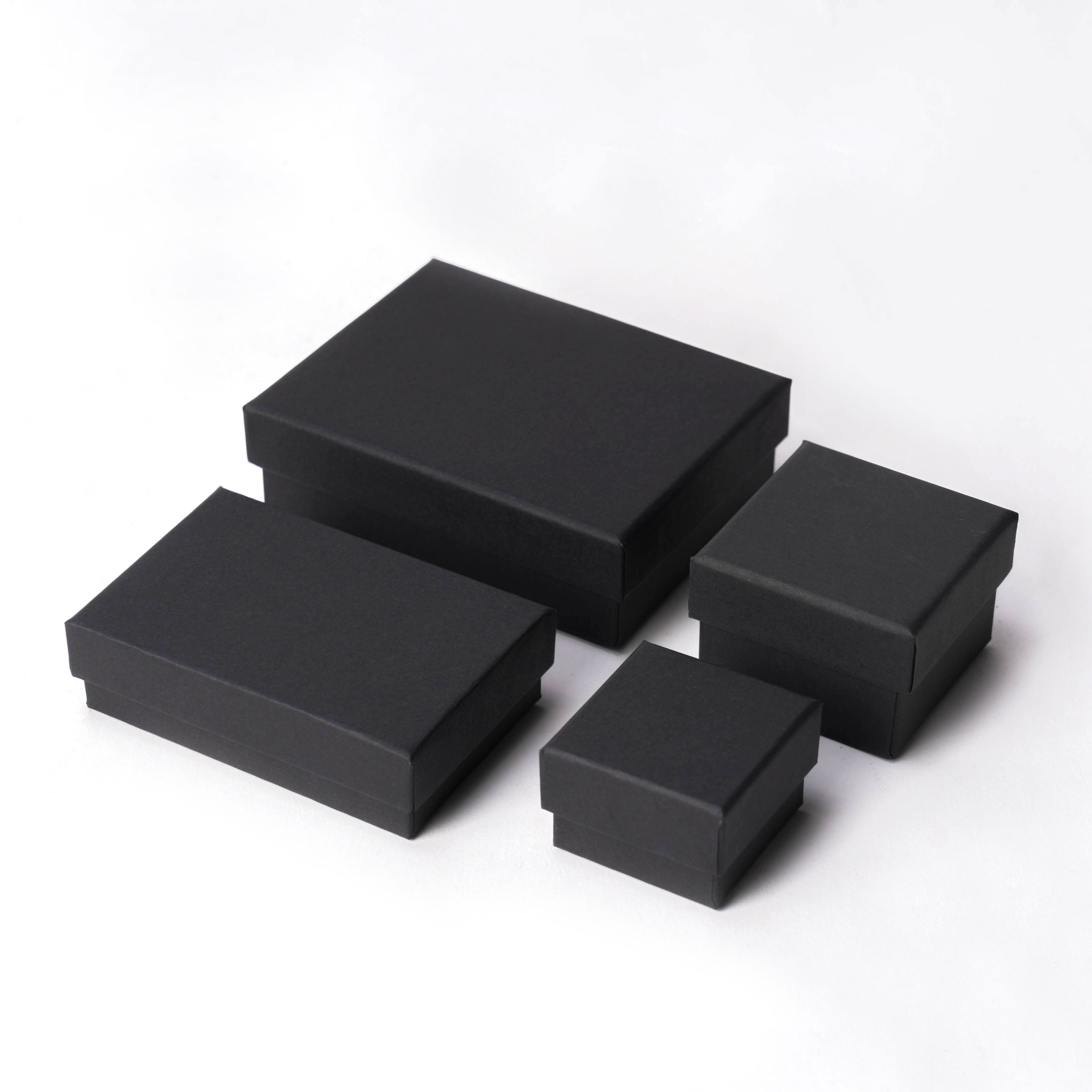 고급 주얼리 세트 케이스 상자 블랙 7.5x9.5x3cm 30개