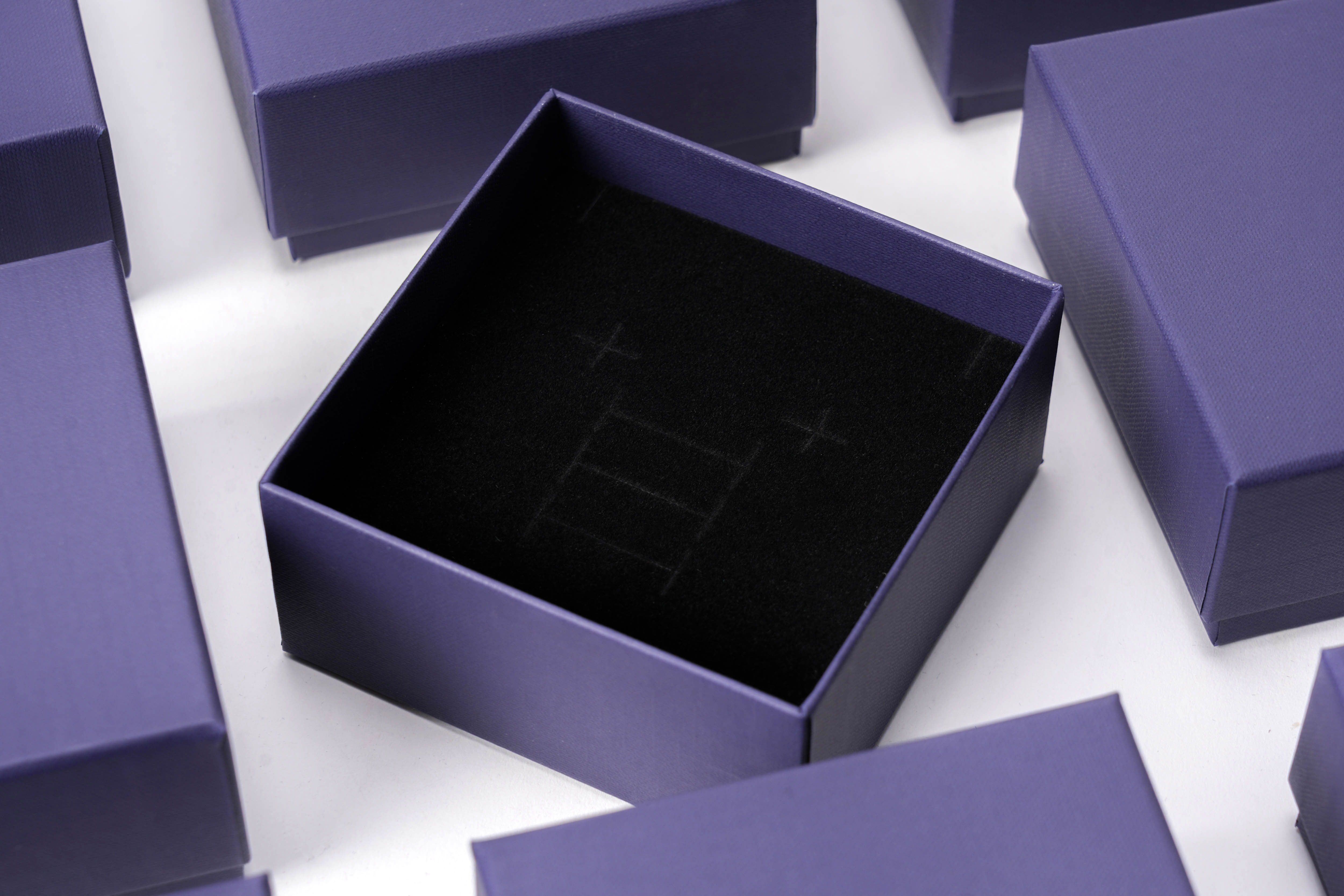 주얼리 세트 케이스 악세사리 선물 포장 상자 네이비 대 10x10x5cm 20개