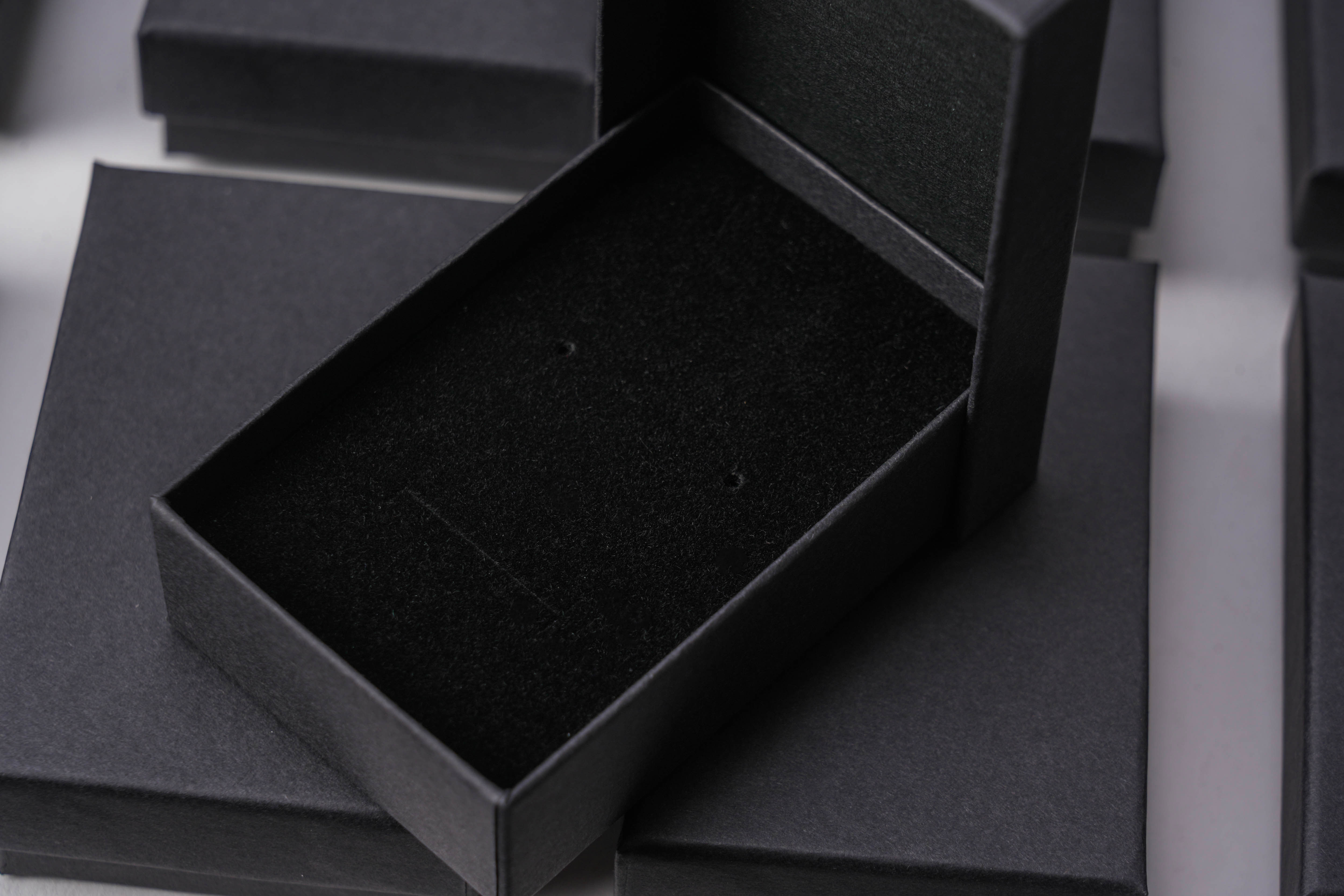고급 주얼리 세트 케이스 상자 블랙 5.5x8.5x2.5cm 30개