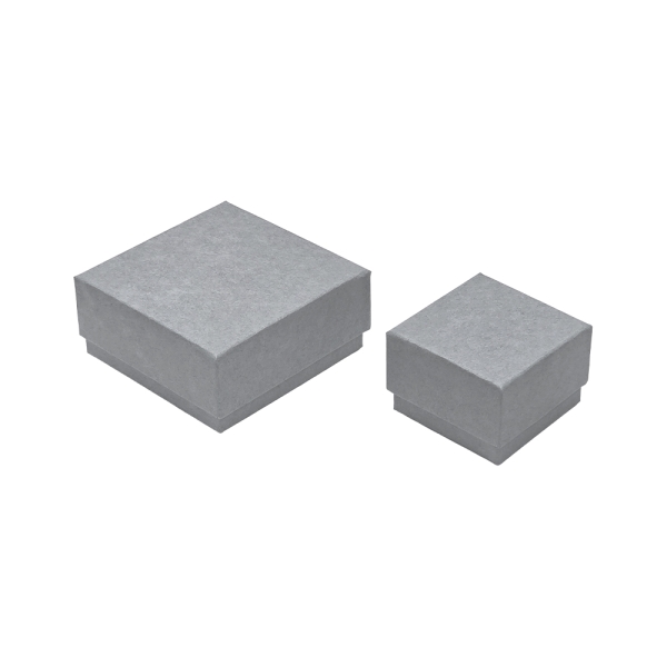 고급 정사각 주얼리 세트 케이스 상자 그레이 6x6x4cm 20개