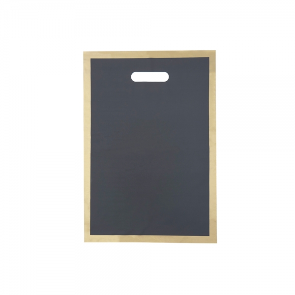 골드라인 평판 비닐봉투 쇼핑백 블랙 27.5x39cm 50장