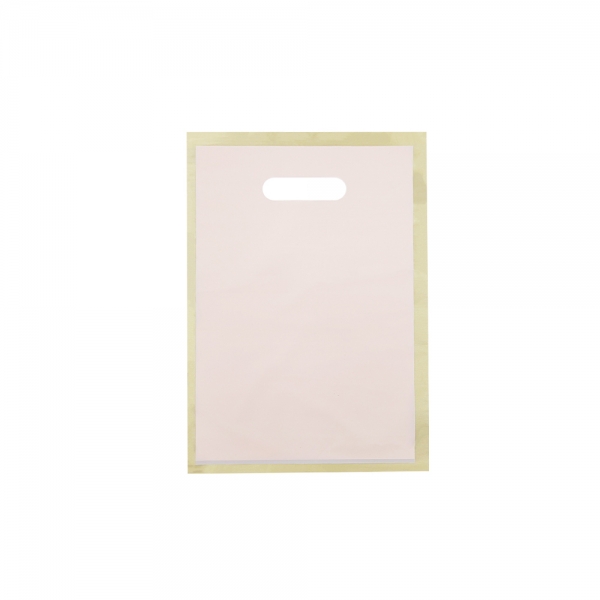 골드라인 평판 비닐봉투 쇼핑백 핑크 19.5x30cm 50장