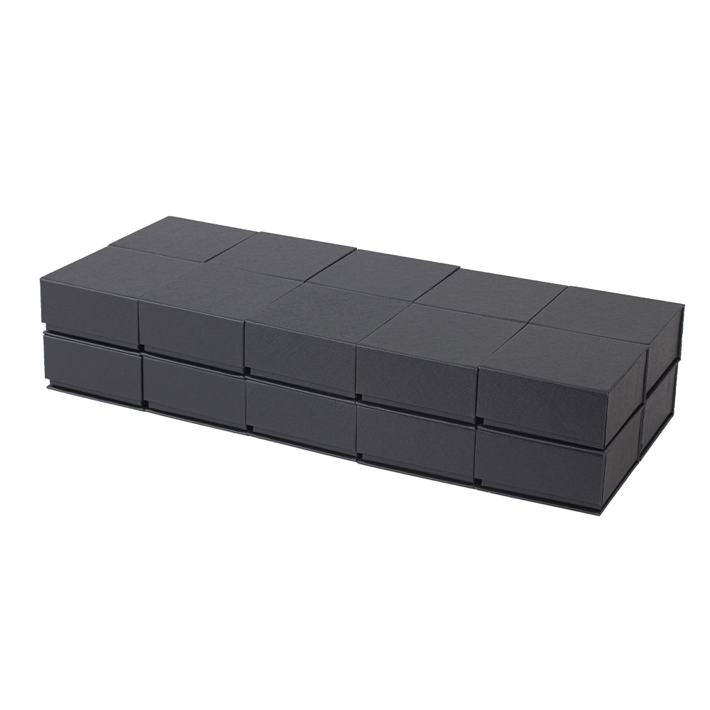 자석 주얼리 포장 케이스 블랙 8x8x4 20개 1판