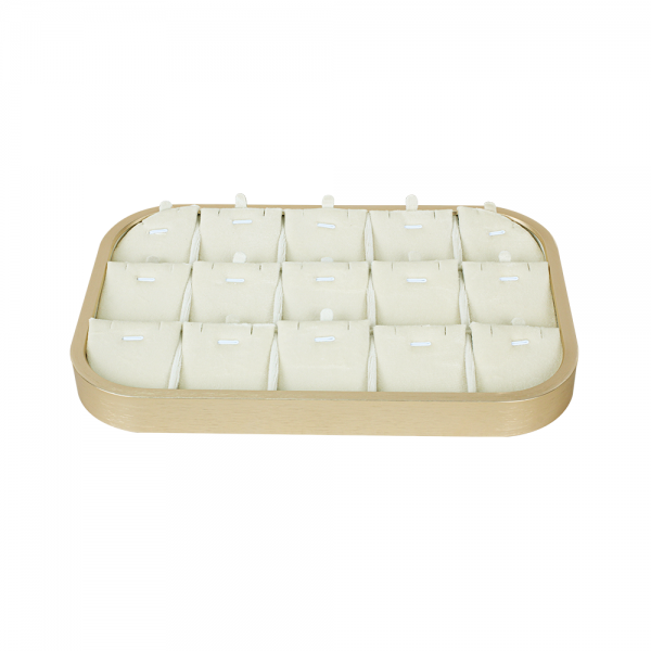 신주 1/15 목걸이 귀걸이 반지 세트 진열대 다용도 트레이 아이보리 30x20x3