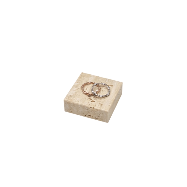 천연대리석 사각 받침 다용도 진열대 5x5x1.8cm