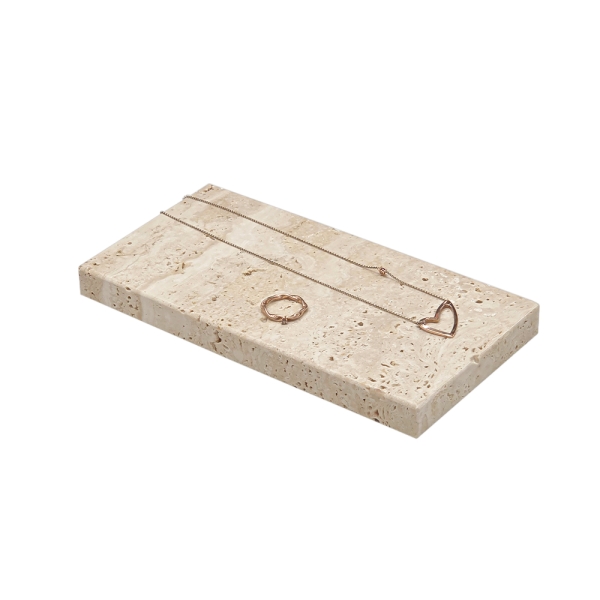 천연대리석 사각 받침 다용도 진열대 20x10x1.8cm