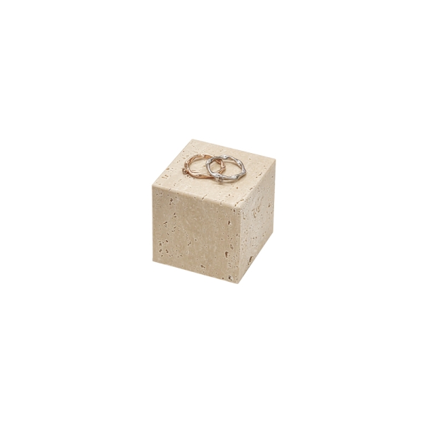 천연대리석 사각 블럭 다용도 진열대 5x5x5cm