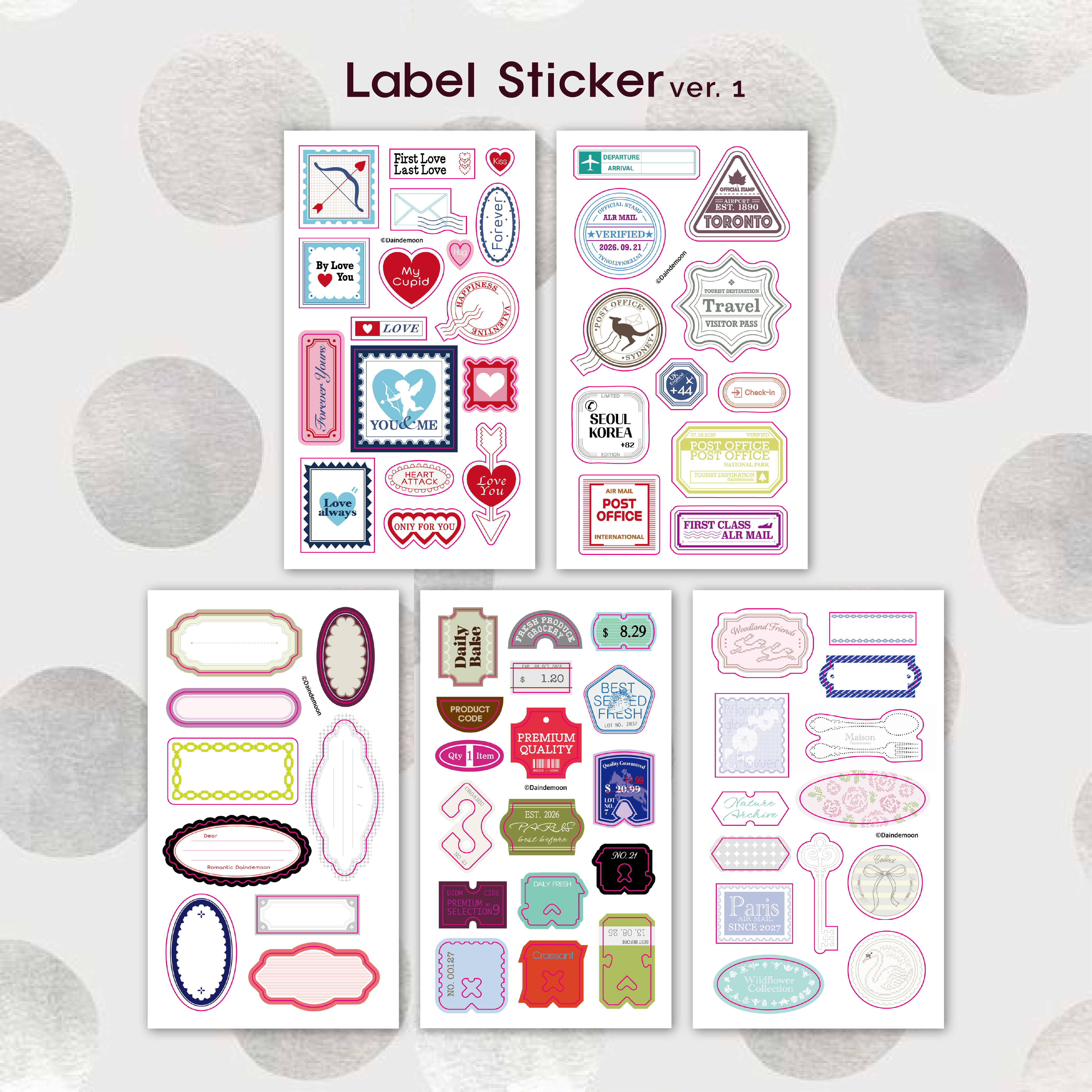 Label sticker ver.1