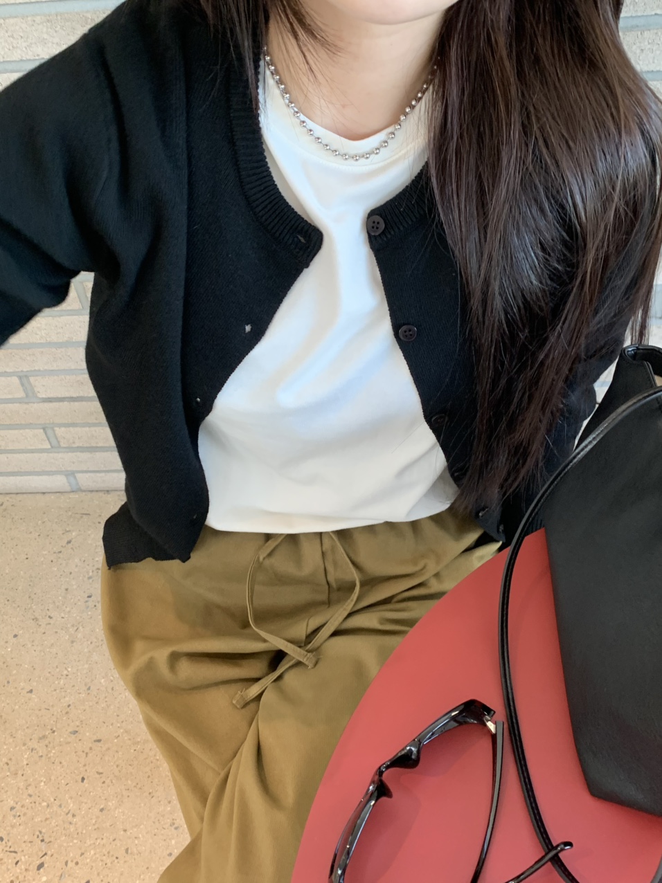 베루 라운드 긴팔 가디건 (5col) / 로웰샵