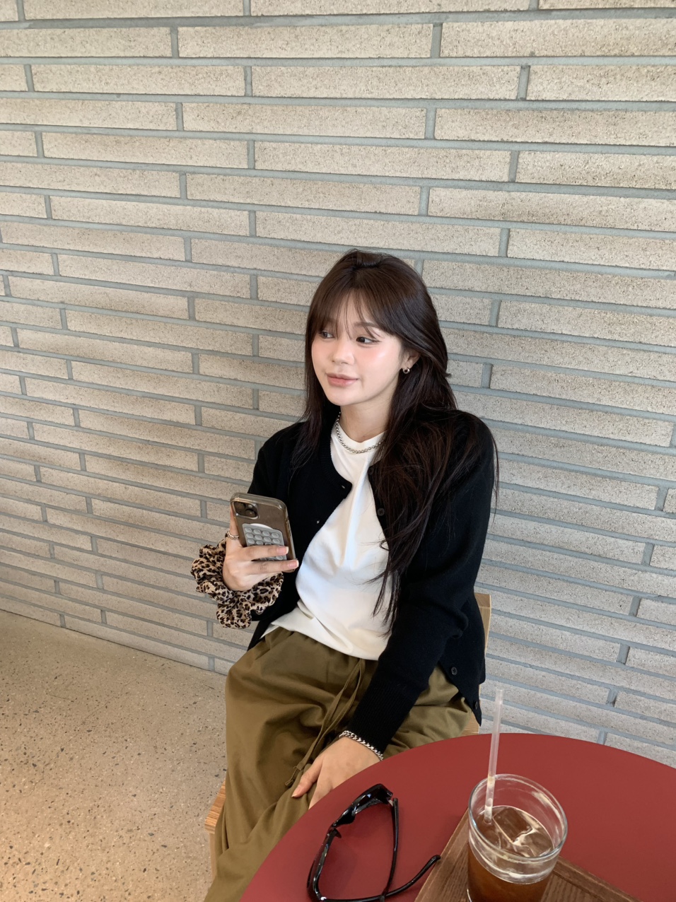 베루 라운드 긴팔 가디건 (5col) / 로웰샵